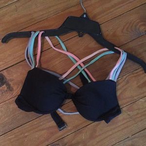 Cross cross bikini top